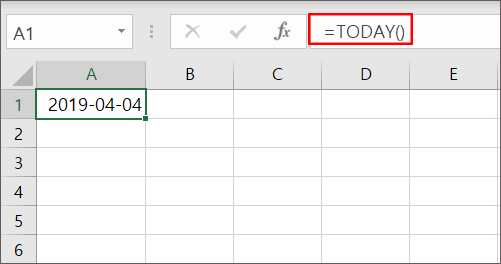 엑셀-현재-날짜-1